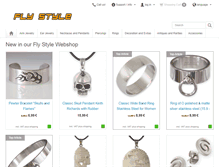 Tablet Screenshot of fly-style-jewelry.com